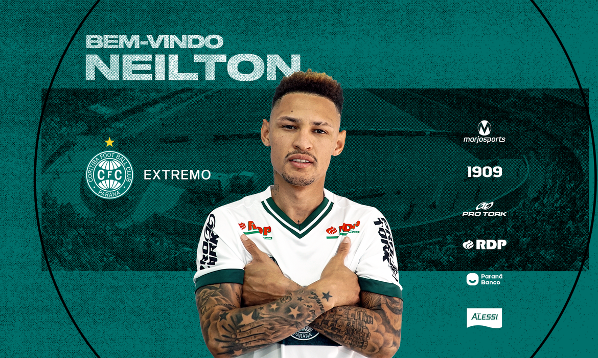 Coritiba oficializa contratação de Neilton até o fim de 2022