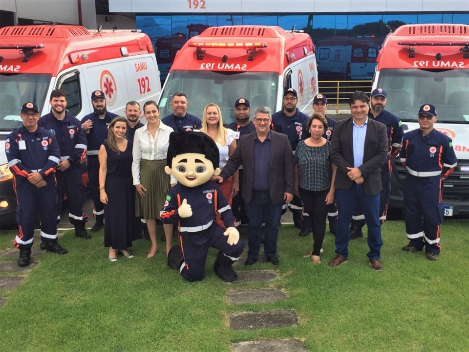 SAMU 192: ES recebe 11 novas ambulâncias