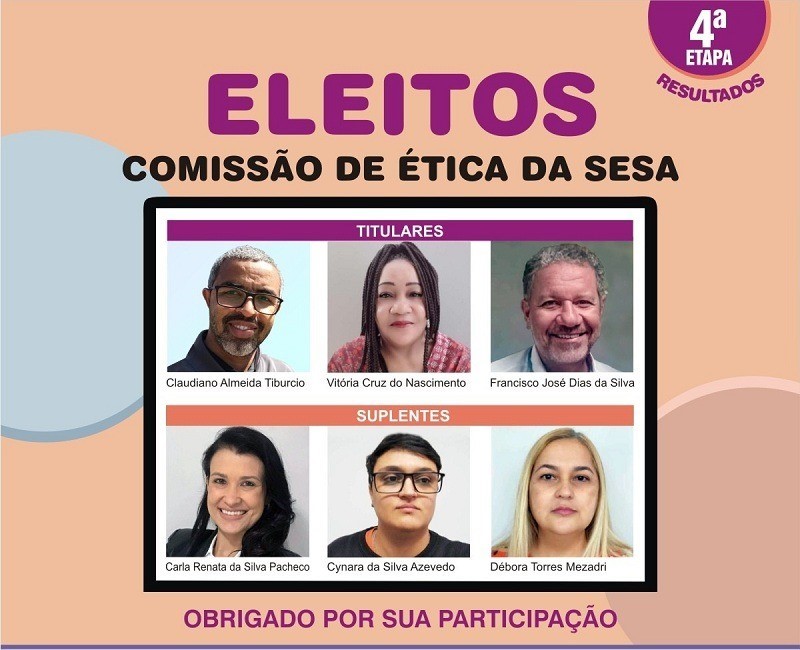 Secretaria da Saúde elege integrantes da Comissão de Ética