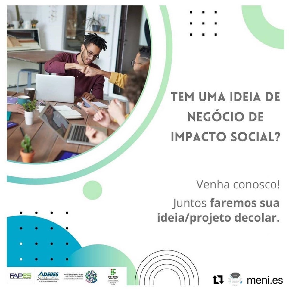 Projeto da Aderes em parceria com Ifes oferece mentoria para negócios de impacto social