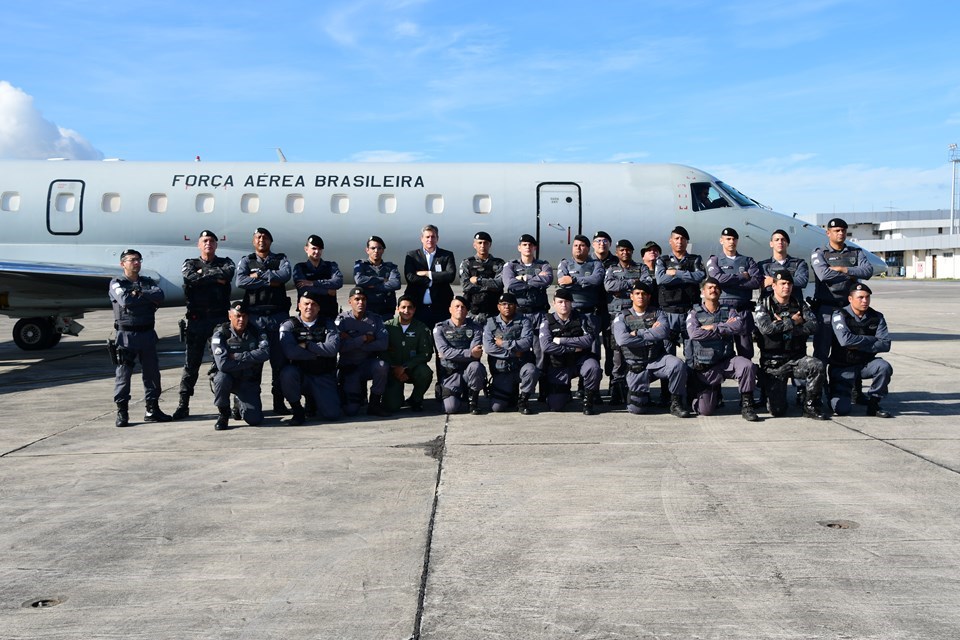 Reforço no policiamento: policiais militares do Espírito Santo embarcam para Distrito Federal