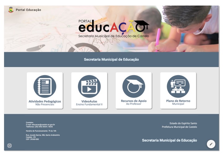 Estudantes de Castelo contam com portal de videoaulas