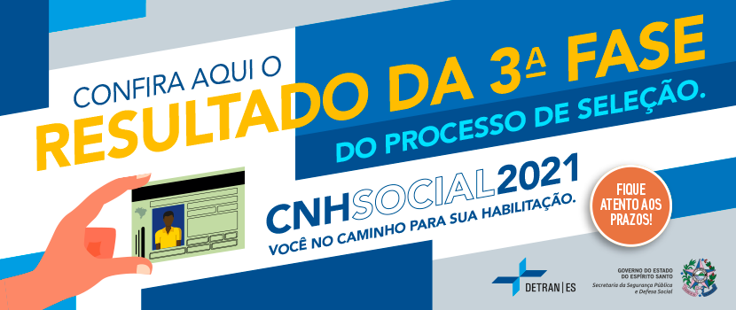 Detran|ES divulga lista de 2.500 selecionados no CNH Social