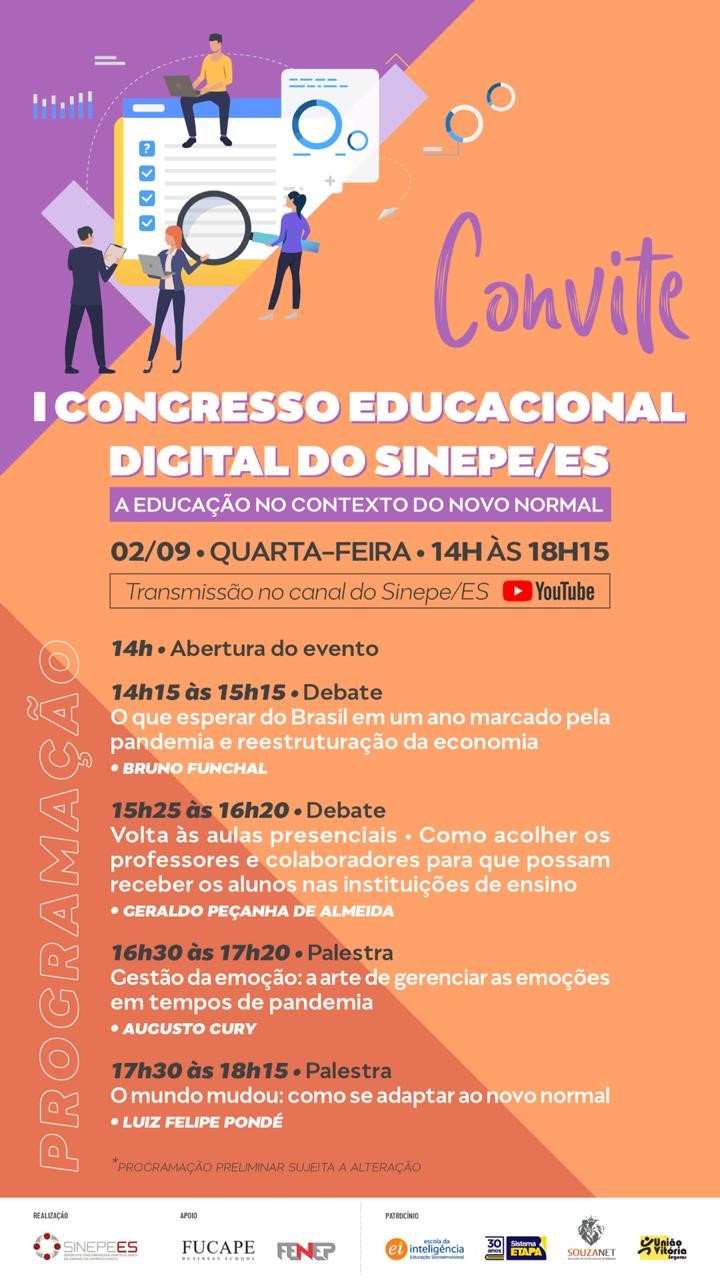 Secretaria da Educação participa de Congresso Educacional Digital do Sinepe