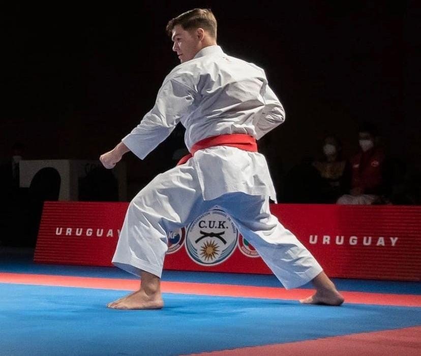Bruno Conde se prepara para a disputa do Mundial de Karatê em Dubai