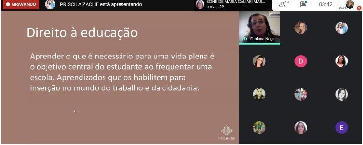 Escolas de São Roque do Canaã promovem o I Webinário Buscando Igualdade-Desafios e resultados