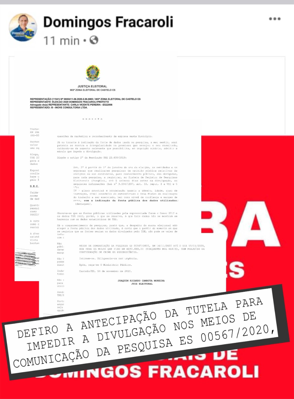 Entenda os fatos sobre a pesquisa divulgada pelo Jornal Regionalidades e a pesquisa temporariamente suspensa