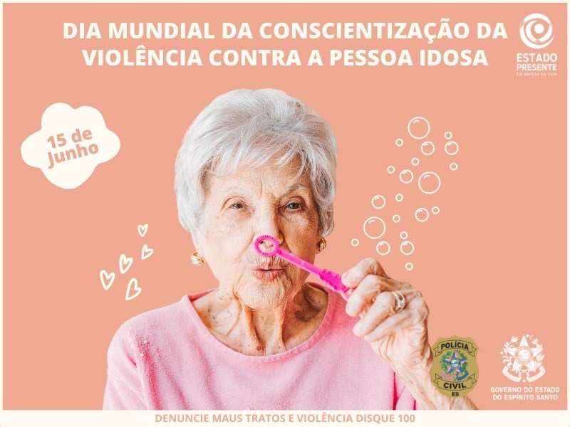 Dia Mundial de Conscientização da Violência Contra a Pessoa Idosa é lembrado nesta quarta-feira (15)