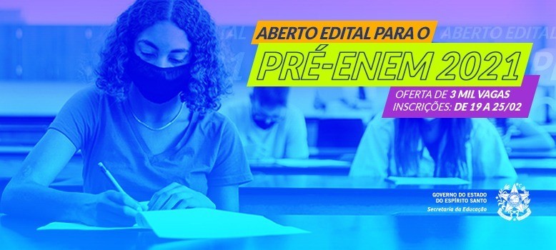 Publicado edital para curso preparatório Pré-Enem Digital