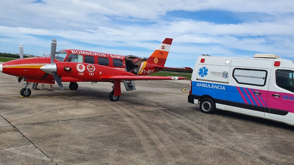 Estado recebe paciente de Santa Catarina para tratamento Covid-19 nesta quarta-feira (03)