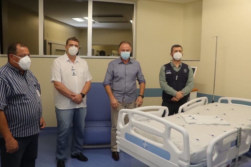 Governo do Estado anuncia mais 20 leitos de UTI Covid-19 no Hospital São Lucas
