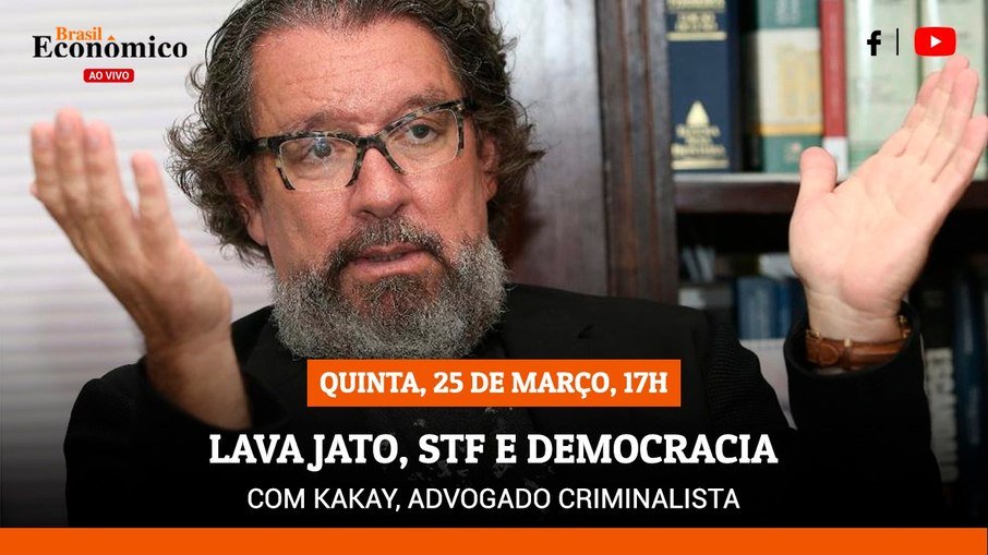 Advogado criminalista Kakay é o entrevistado na live do iG desta 5ª feira (25)