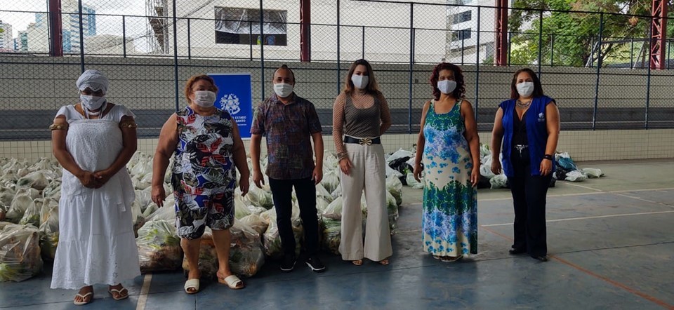 ES Solidário entrega mais de 700 cestas verdes a instituições capixabas