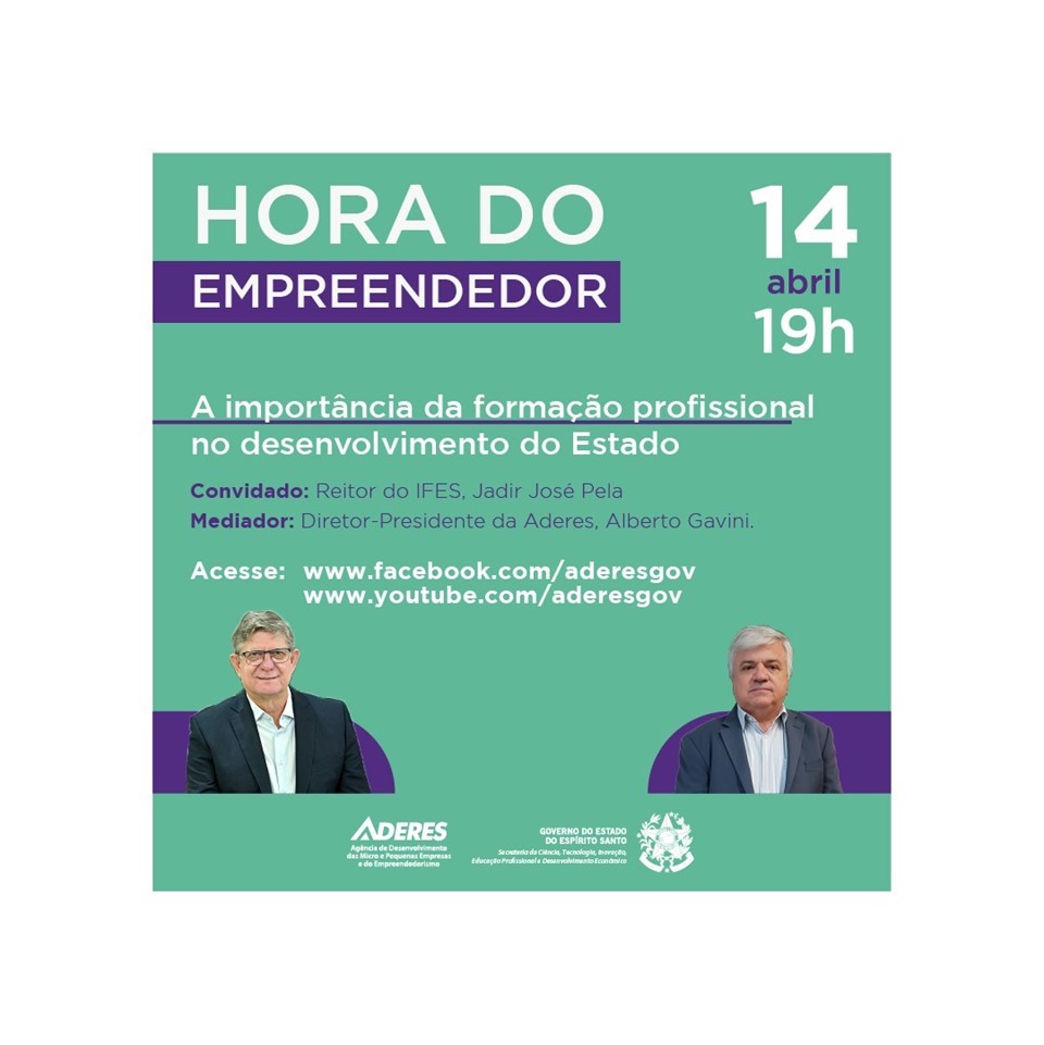 Hora do Empreendedor recebe reitor do Ifes
