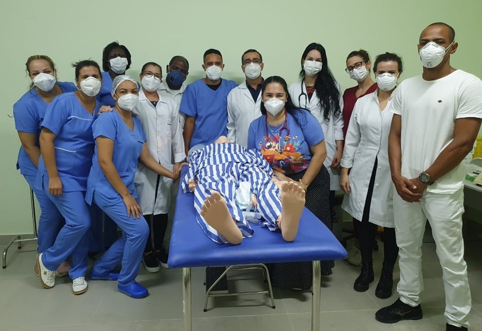 Sesa realiza treinamento de sedação e intubação orotraqueal