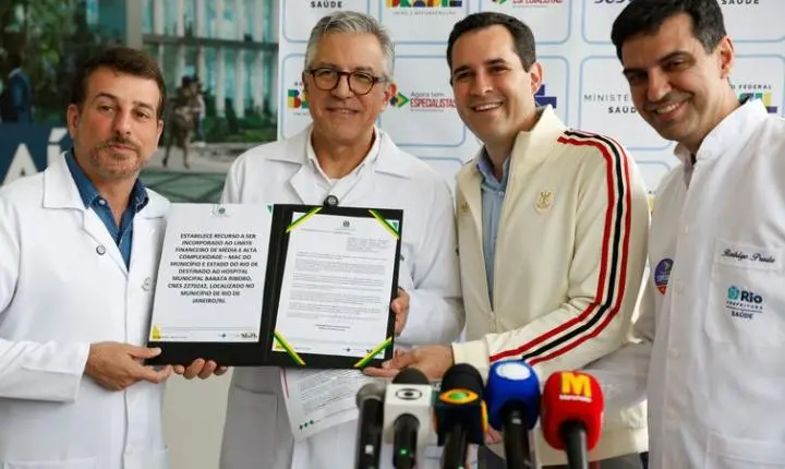 Governo e prefeitura entregam novas estruturas a hospitais do Rio 